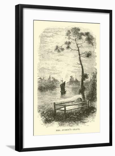 Mrs Judson's Grave-null-Framed Giclee Print