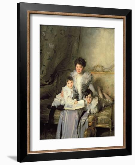 Mrs Knowles and Her Children, 1902-John Singer Sargent-Framed Giclee Print