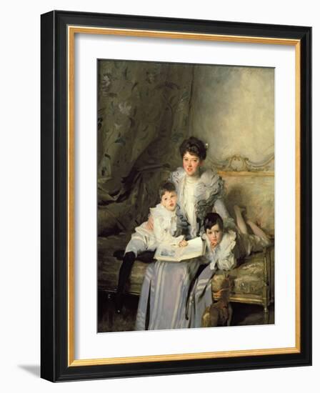 Mrs Knowles and Her Children, 1902-John Singer Sargent-Framed Giclee Print