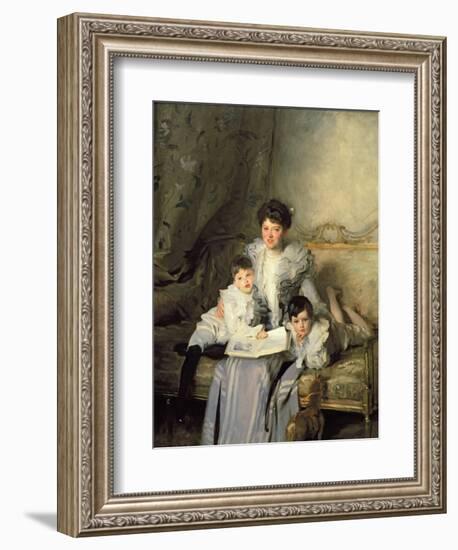 Mrs Knowles and Her Children, 1902-John Singer Sargent-Framed Giclee Print