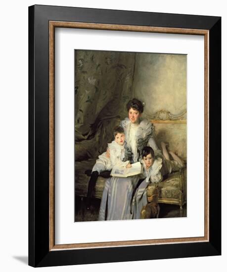 Mrs Knowles and Her Children, 1902-John Singer Sargent-Framed Giclee Print