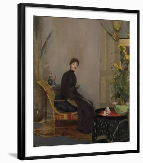 Mrs L. A. Abrahams-Tom Roberts-Framed Premium Giclee Print