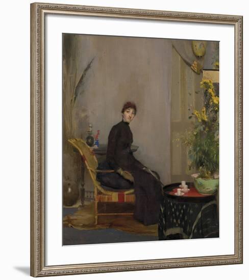 Mrs L. A. Abrahams-Tom Roberts-Framed Premium Giclee Print