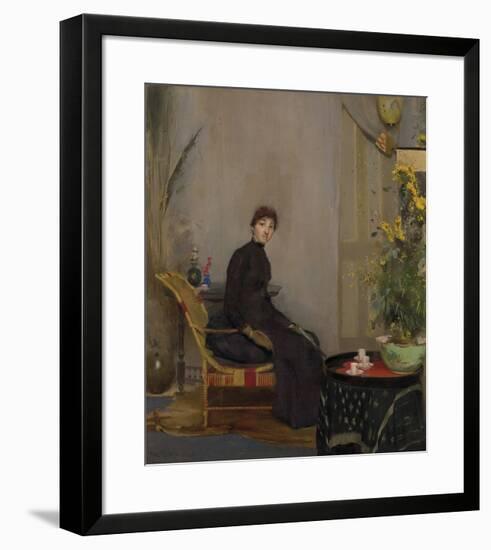 Mrs L. A. Abrahams-Tom Roberts-Framed Premium Giclee Print