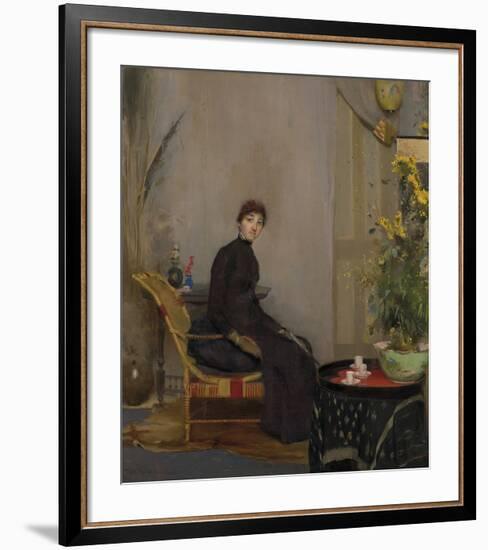 Mrs L. A. Abrahams-Tom Roberts-Framed Premium Giclee Print