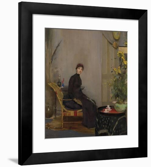 Mrs L. A. Abrahams-Tom Roberts-Framed Premium Giclee Print