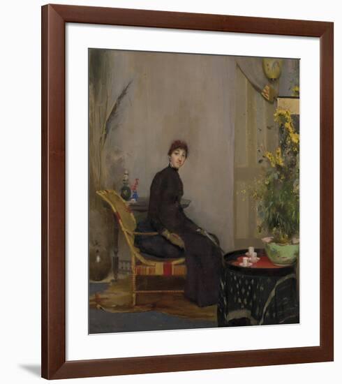 Mrs L. A. Abrahams-Tom Roberts-Framed Premium Giclee Print