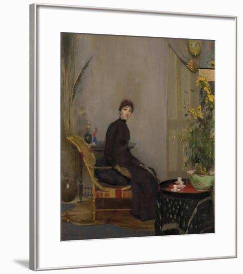 Mrs L. A. Abrahams-Tom Roberts-Framed Premium Giclee Print