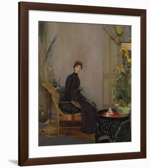 Mrs L. A. Abrahams-Tom Roberts-Framed Premium Giclee Print