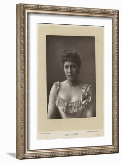 Mrs Langtry-null-Framed Photographic Print