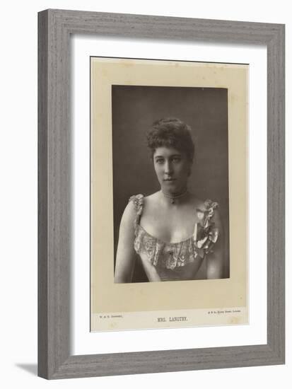 Mrs Langtry-null-Framed Photographic Print