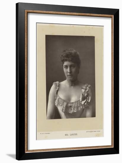 Mrs Langtry-null-Framed Photographic Print