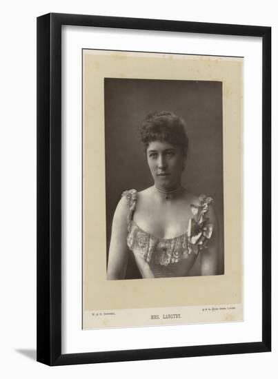 Mrs Langtry-null-Framed Photographic Print