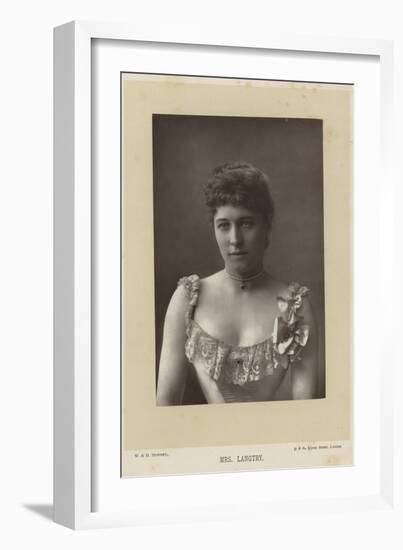 Mrs Langtry-null-Framed Photographic Print