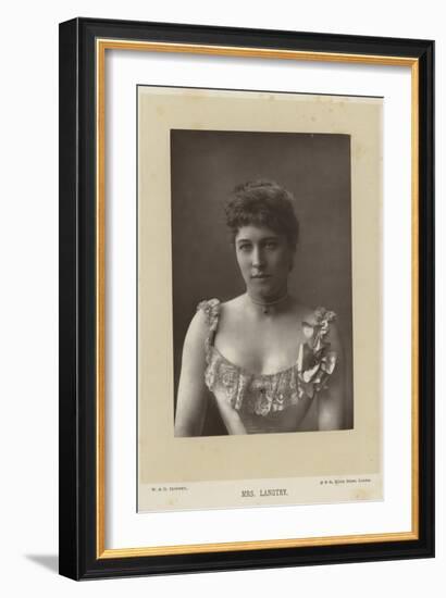 Mrs Langtry-null-Framed Photographic Print