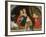 Mrs Leathart and Her Three Children, C.1863-65-Arthur Hughes-Framed Giclee Print