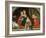 Mrs Leathart and Her Three Children, C.1863-65-Arthur Hughes-Framed Giclee Print