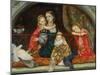 Mrs Leathart and Her Three Children, C.1863-65-Arthur Hughes-Mounted Giclee Print