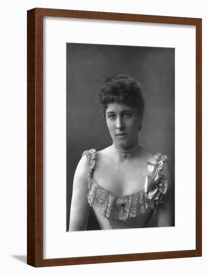 Mrs Lillie Langtry, British Actress, 1890-W&d Downey-Framed Photographic Print