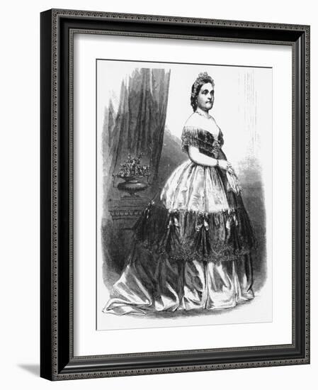 Mrs Lincoln, C1860s-Brady-Framed Giclee Print