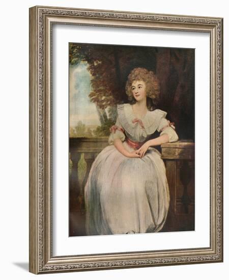 'Mrs Mark Currie', 1789-George Romney-Framed Giclee Print