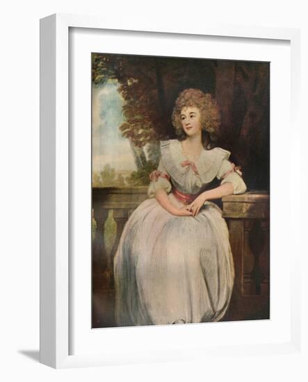 'Mrs Mark Currie', 1789-George Romney-Framed Giclee Print