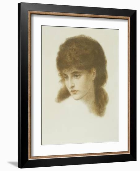 Mrs. Mary Zambaco Nee Mary Cassavetti-Dante Gabriel Rossetti-Framed Giclee Print