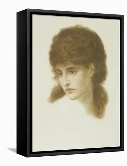 Mrs. Mary Zambaco Nee Mary Cassavetti-Dante Gabriel Rossetti-Framed Premier Image Canvas