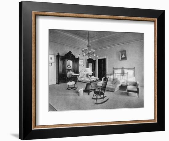 Mrs Mckinley's Bedroom at the White House, Washington Dc, USA, 1908-null-Framed Giclee Print