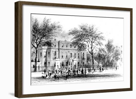 Mrs Montagu's House, Portman Square-Joseph Werner-Framed Giclee Print