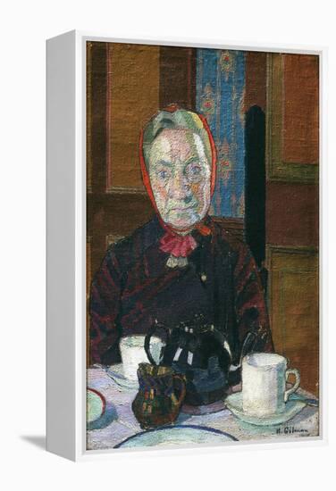 Mrs Mounter at the Breakfast Table-Harold Gilman-Framed Premier Image Canvas