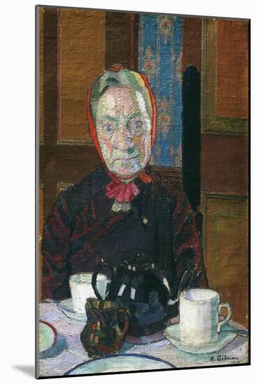 Mrs Mounter at the Breakfast Table-Harold Gilman-Mounted Giclee Print