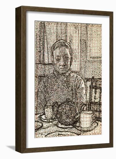 Mrs Mounter at the Breakfast Table-Harold Gilman-Framed Giclee Print