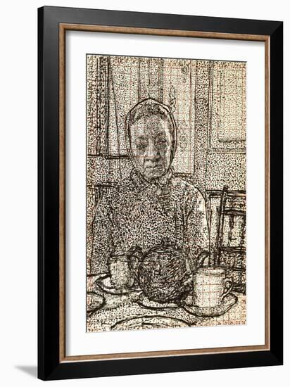 Mrs Mounter at the Breakfast Table-Harold Gilman-Framed Giclee Print