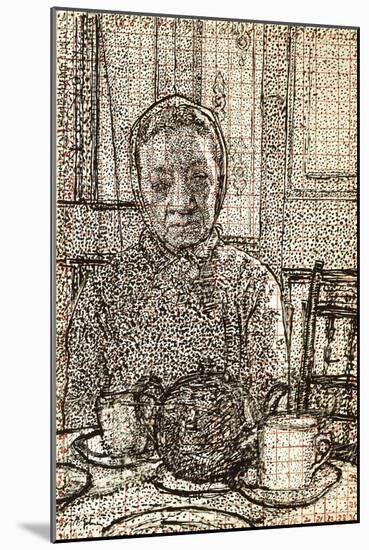 Mrs Mounter at the Breakfast Table-Harold Gilman-Mounted Giclee Print