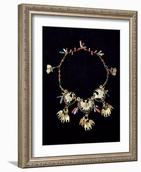 Mrs Mucha's Necklace, 1906-Alphonse Mucha-Framed Photographic Print