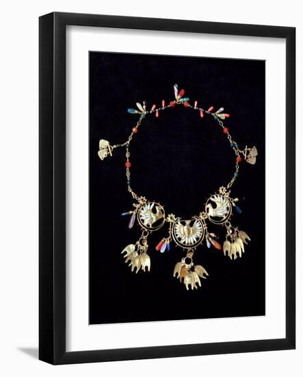 Mrs Mucha's Necklace, 1906-Alphonse Mucha-Framed Photographic Print