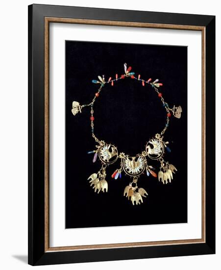 Mrs Mucha's Necklace, 1906-Alphonse Mucha-Framed Photographic Print