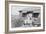 Mrs. Naguchi, with Louise Tami Nakamura and Joyce Yuki Nakamura at Manzanar, 1943-Ansel Adams-Framed Photographic Print