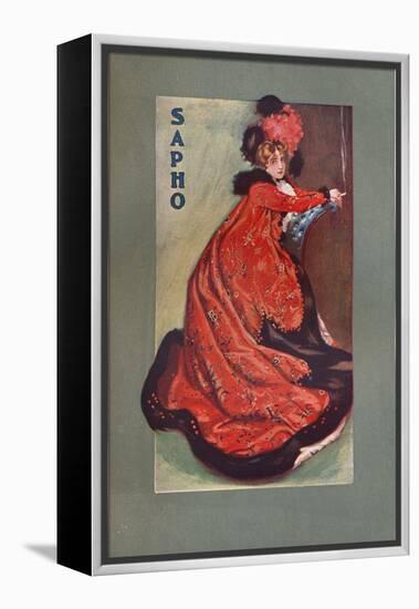 Mrs Olga Nethersole in Sapho, C1900-null-Framed Premier Image Canvas