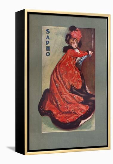 Mrs Olga Nethersole in Sapho, C1900-null-Framed Premier Image Canvas