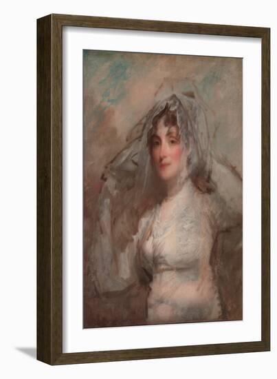 Mrs Perez Morton (1759-1846), C.1802 (Oil on Canvas)-Gilbert Stuart-Framed Giclee Print