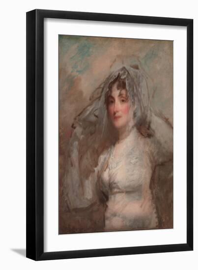 Mrs Perez Morton (1759-1846), C.1802 (Oil on Canvas)-Gilbert Stuart-Framed Giclee Print