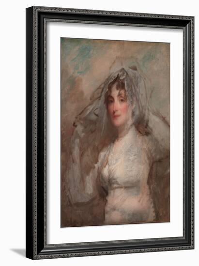 Mrs Perez Morton (1759-1846), C.1802 (Oil on Canvas)-Gilbert Stuart-Framed Giclee Print