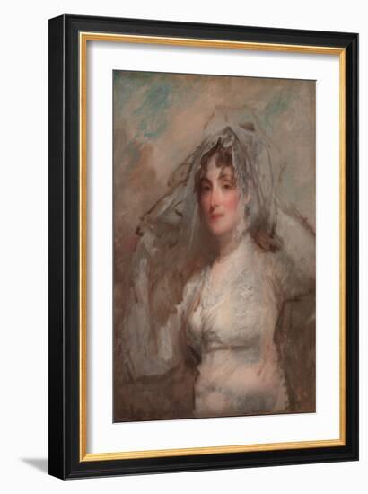 Mrs Perez Morton (1759-1846), C.1802 (Oil on Canvas)-Gilbert Stuart-Framed Giclee Print