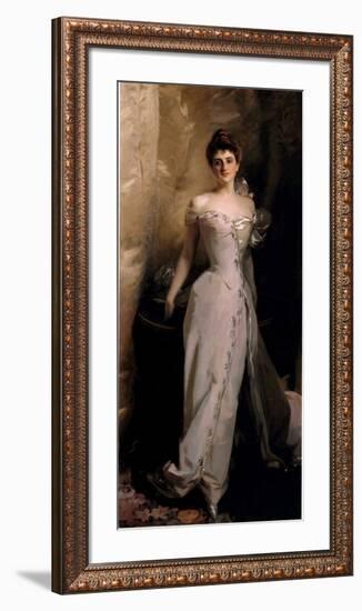 Mrs. Ralph Curtis, 1898-John Singer Sargent-Framed Art Print