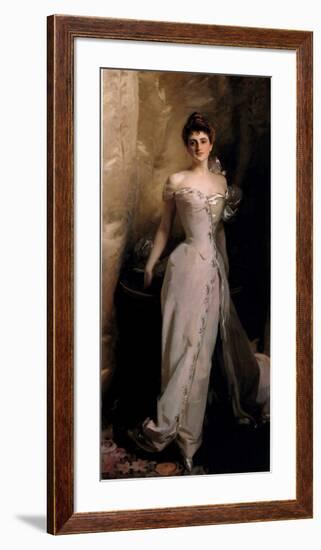 Mrs. Ralph Curtis, 1898-John Singer Sargent-Framed Art Print