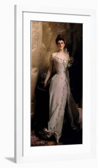 Mrs. Ralph Curtis, 1898-John Singer Sargent-Framed Art Print