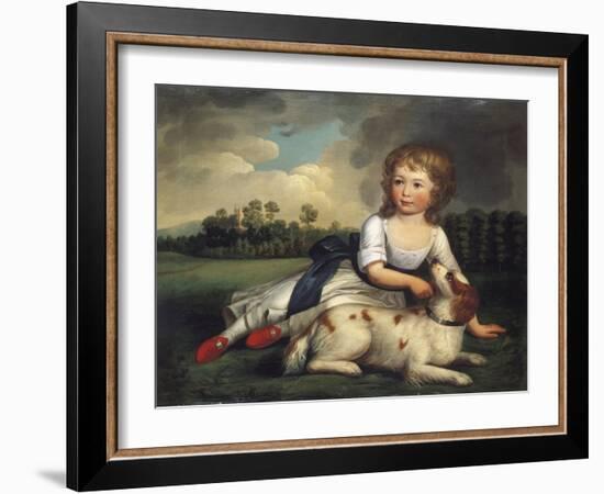 Mrs Ramsden and Her Dog-null-Framed Giclee Print