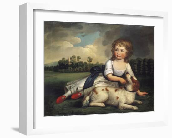 Mrs Ramsden and Her Dog-null-Framed Giclee Print